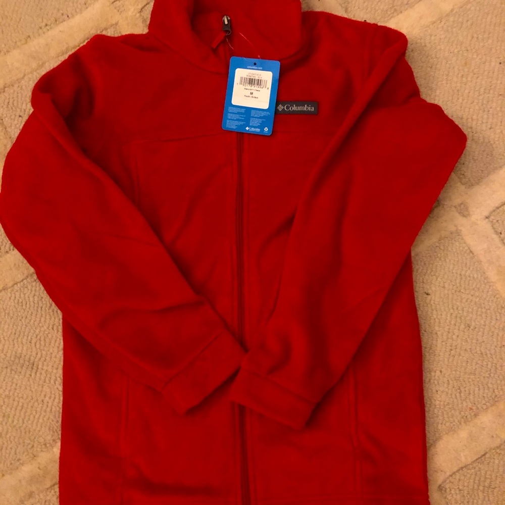 NWT Youth Columbia Fleece- Red